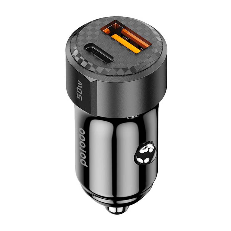 Porodo 50W Dual Port Car Charger